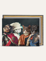 The Knight, My Fur Lady, The Duchess & Lord Protector - Custom Pet Canvas