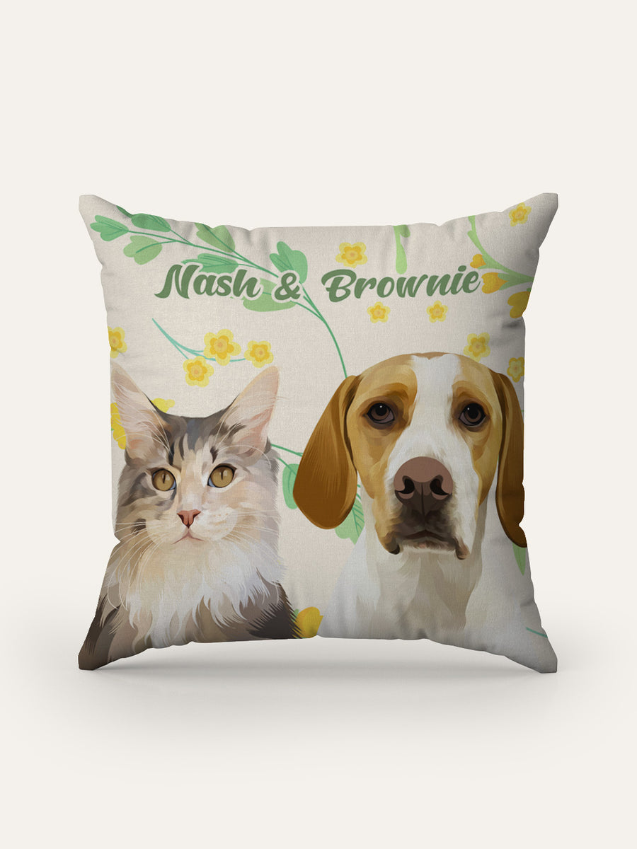 Spring (2 Pets) - Custom Pet Cushion