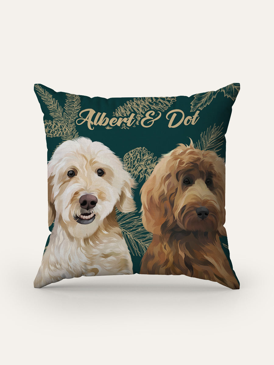 Winter (2 Pets) - Custom Pet Cushion