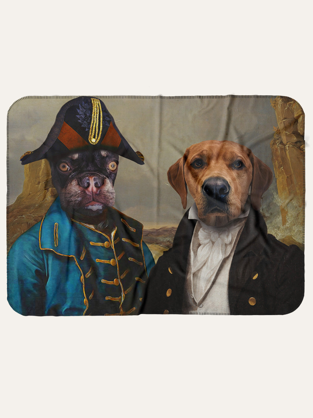 The Admiral & The Baron - Custom Pet Blanket