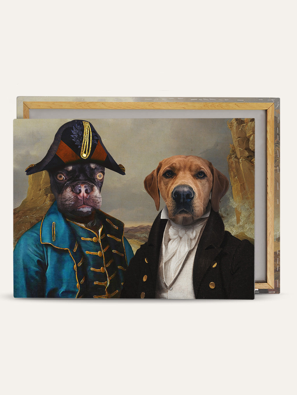 The Admiral & The Baron - Custom Pet Canvas