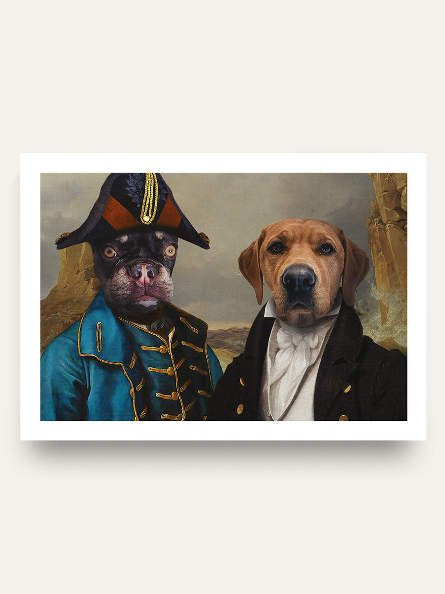 The Admiral & The Baron - Custom Pet Portrait