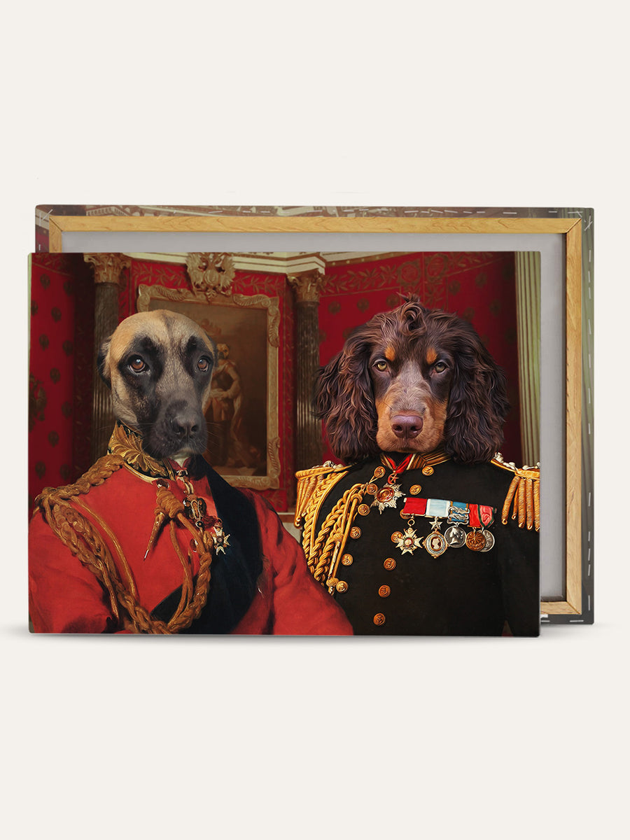 The Ambassador & The Earl - Custom Pet Canvas