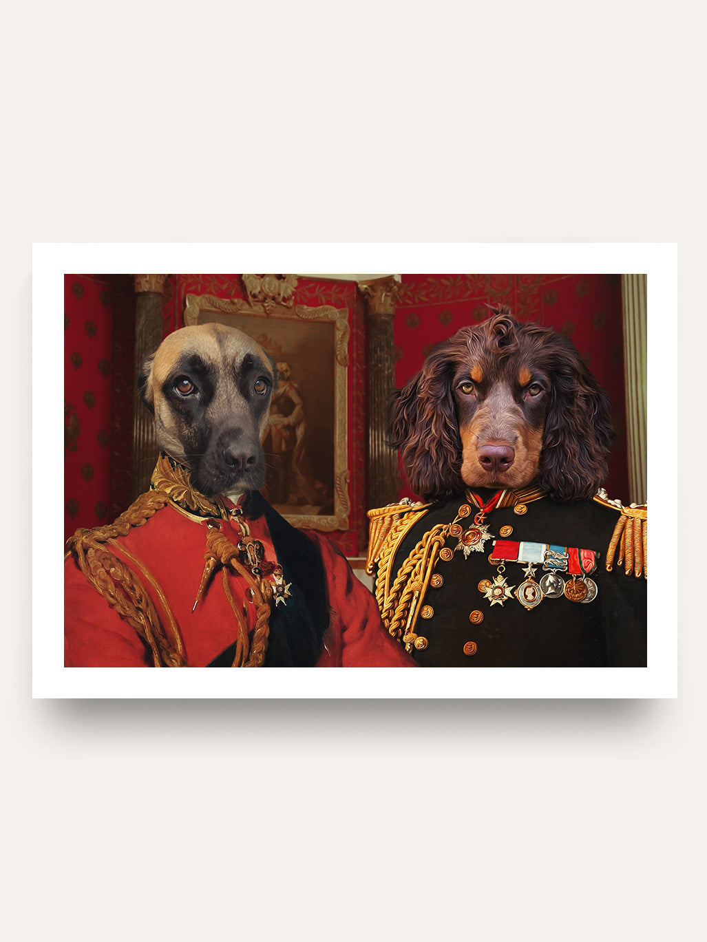 The Ambassador & The Earl - Custom Pet Portrait