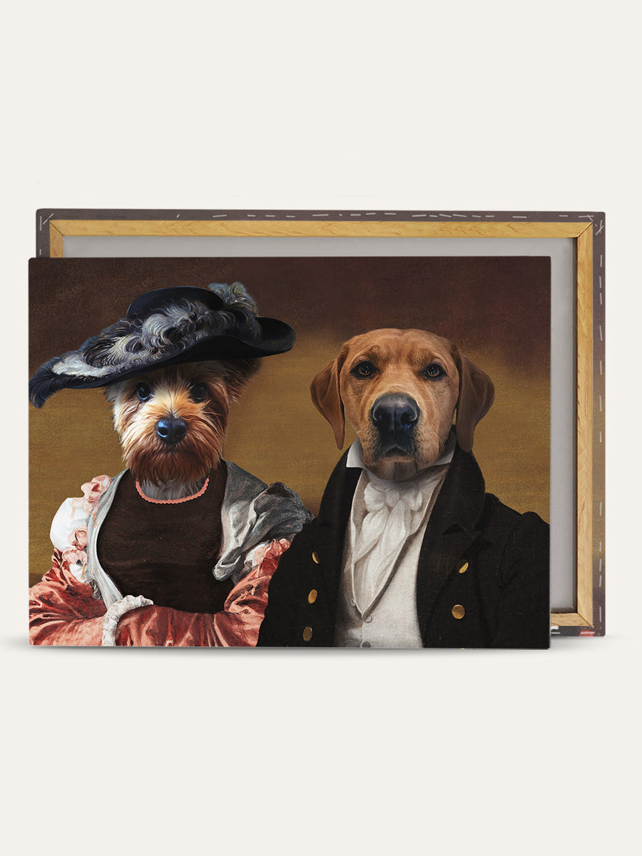The Baron & The Baroness - Custom Pet Canvas