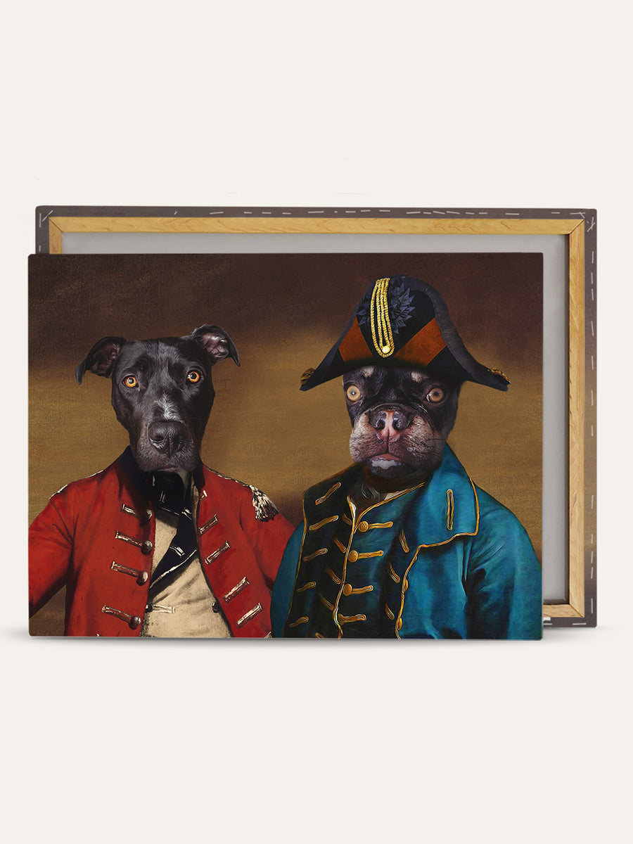 The Cavalier & The Admiral - Custom Pet Canvas