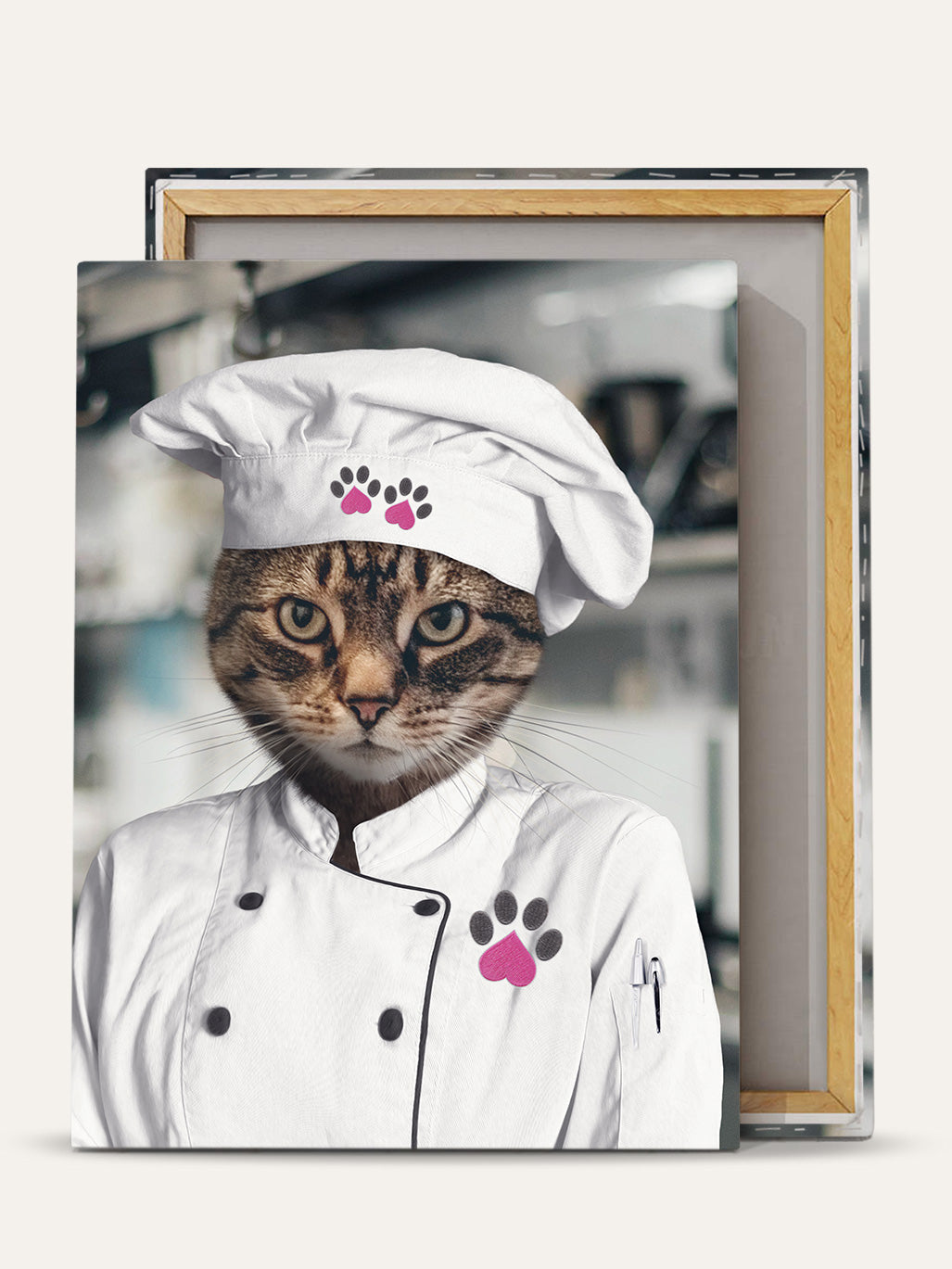 The Chef (Female) – Custom Pet Canvas