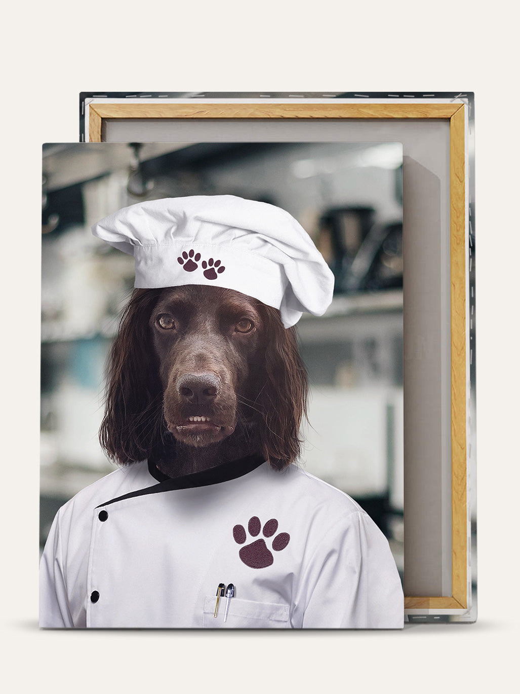 The Chef (Male) – Custom Pet Canvas