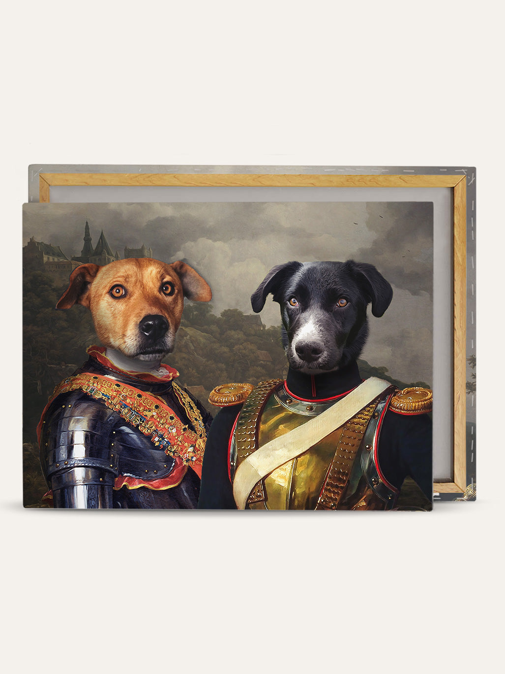 The Colonel & The Captain - Custom Pet Canvas