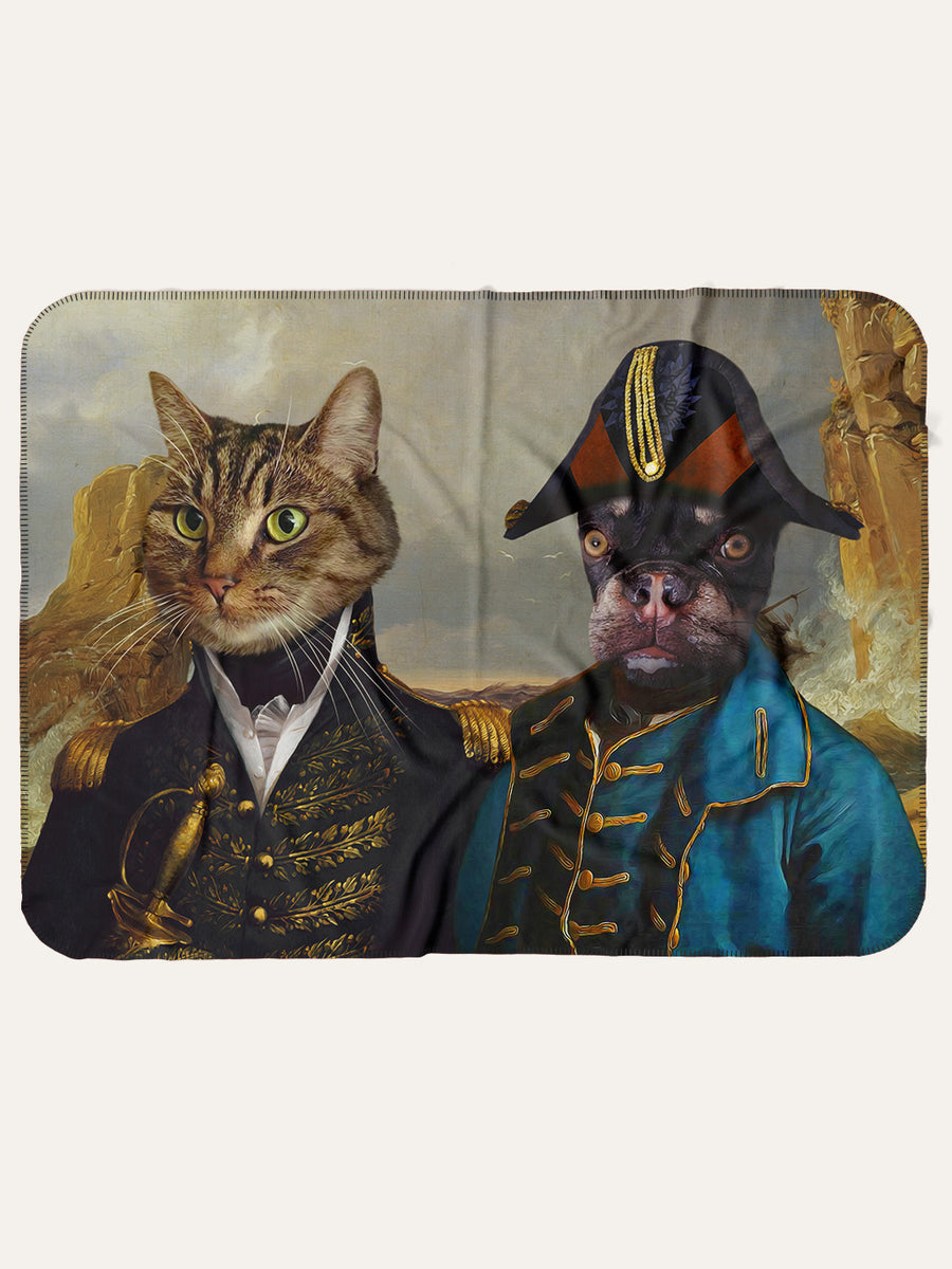The Commodore & The Admiral - Custom Pet Blanket