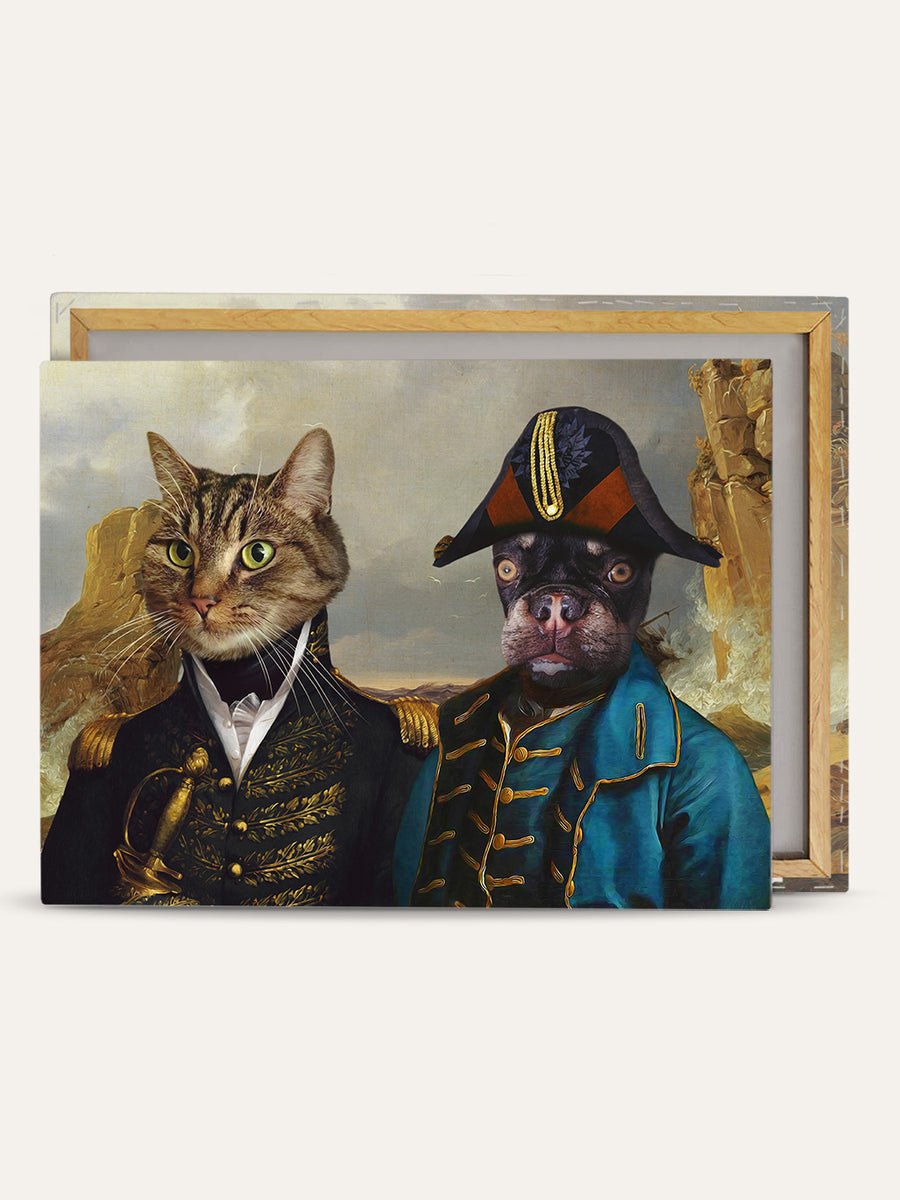 The Commodore & The Admiral - Custom Pet Canvas