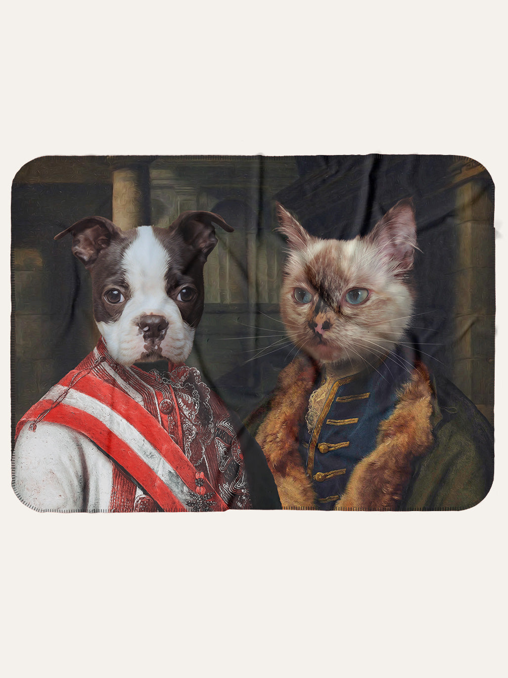 The Duke & The Count - Custom Pet Blanket