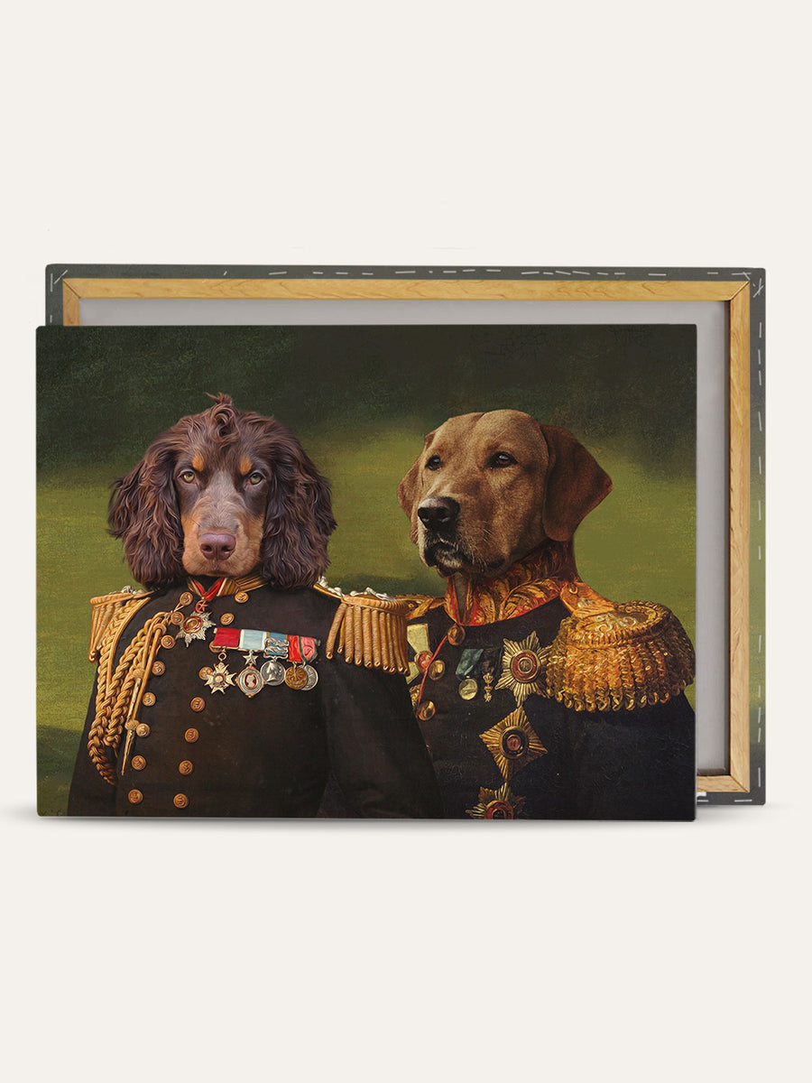 The Earl & The General - Custom Pet Canvas