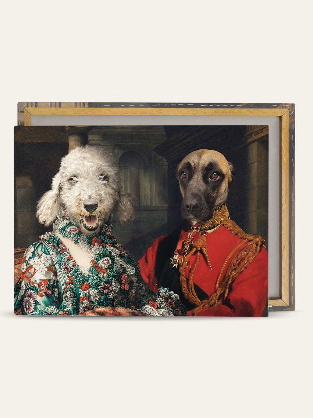 The Flower Lady & The Ambassador - Custom Pet Canvas