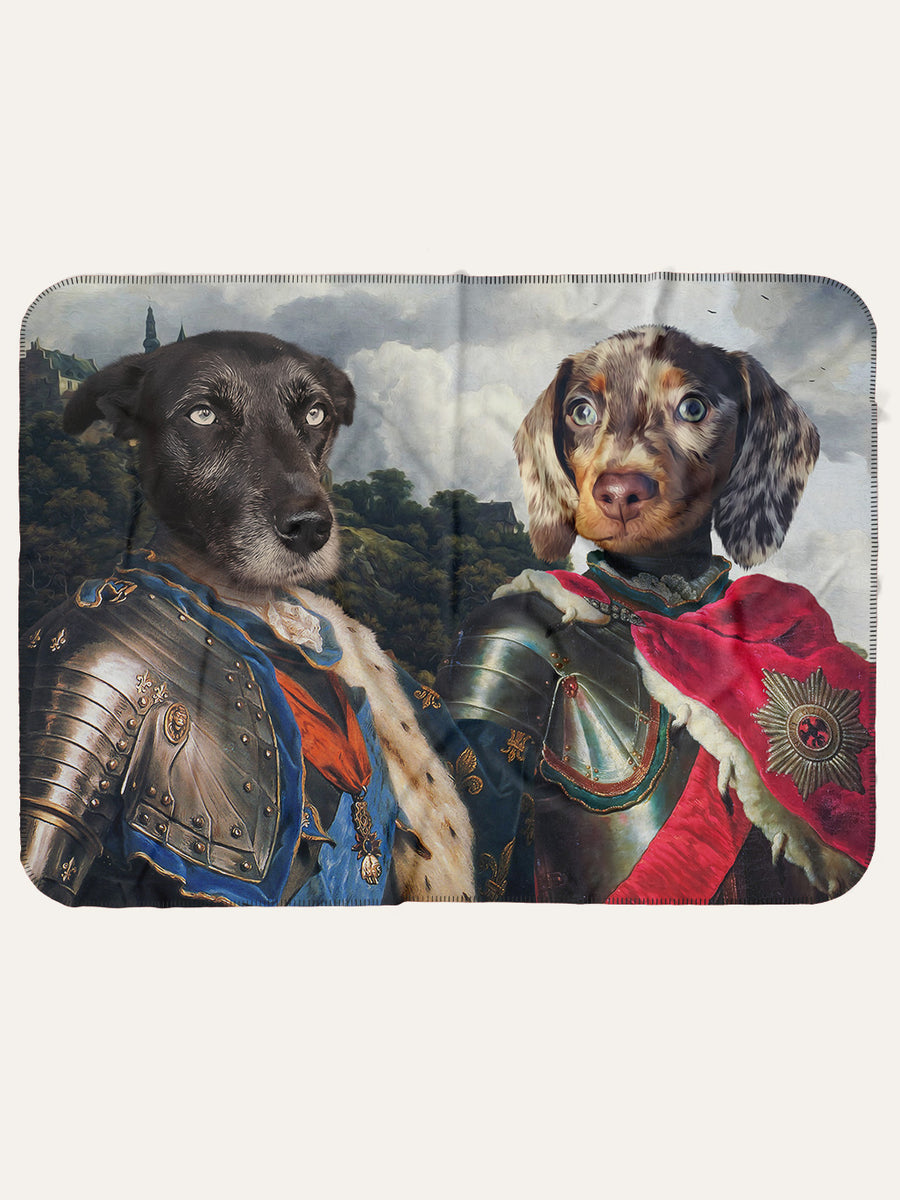 The Lord Protector & The Knight - Custom Pet Blanket