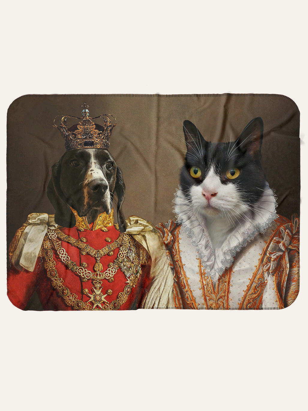 The Prince & The Princess - Custom Pet Blanket