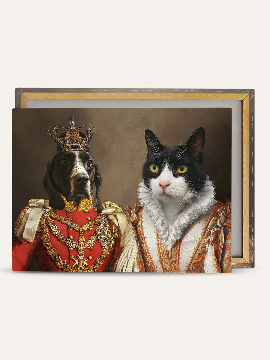 The Prince & The Princess - Custom Pet Canvas