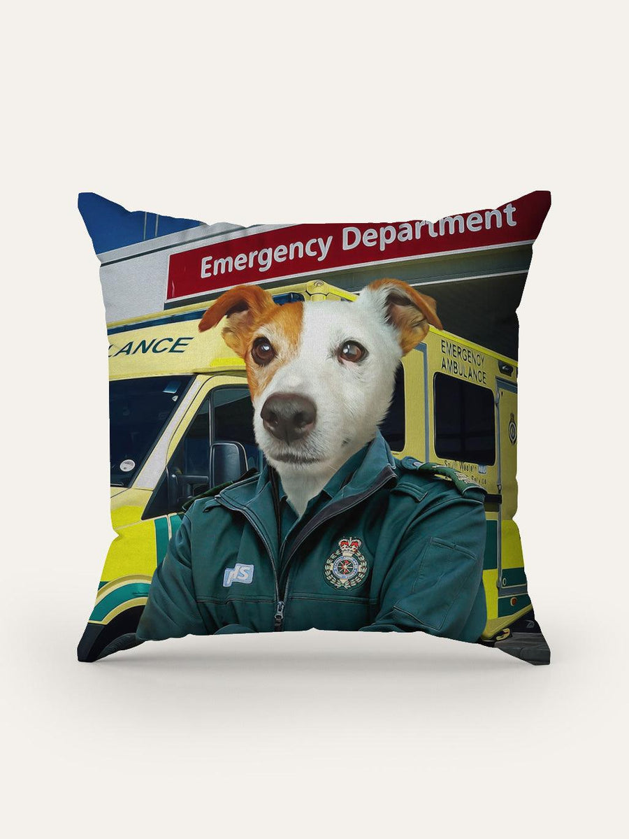 Ambulance Driver - Custom Pet Cushion - Purr & Mutt