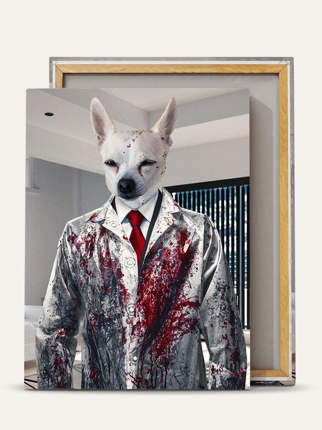 Mr Psycho - Custom Pet Canvas - Purr & Mutt