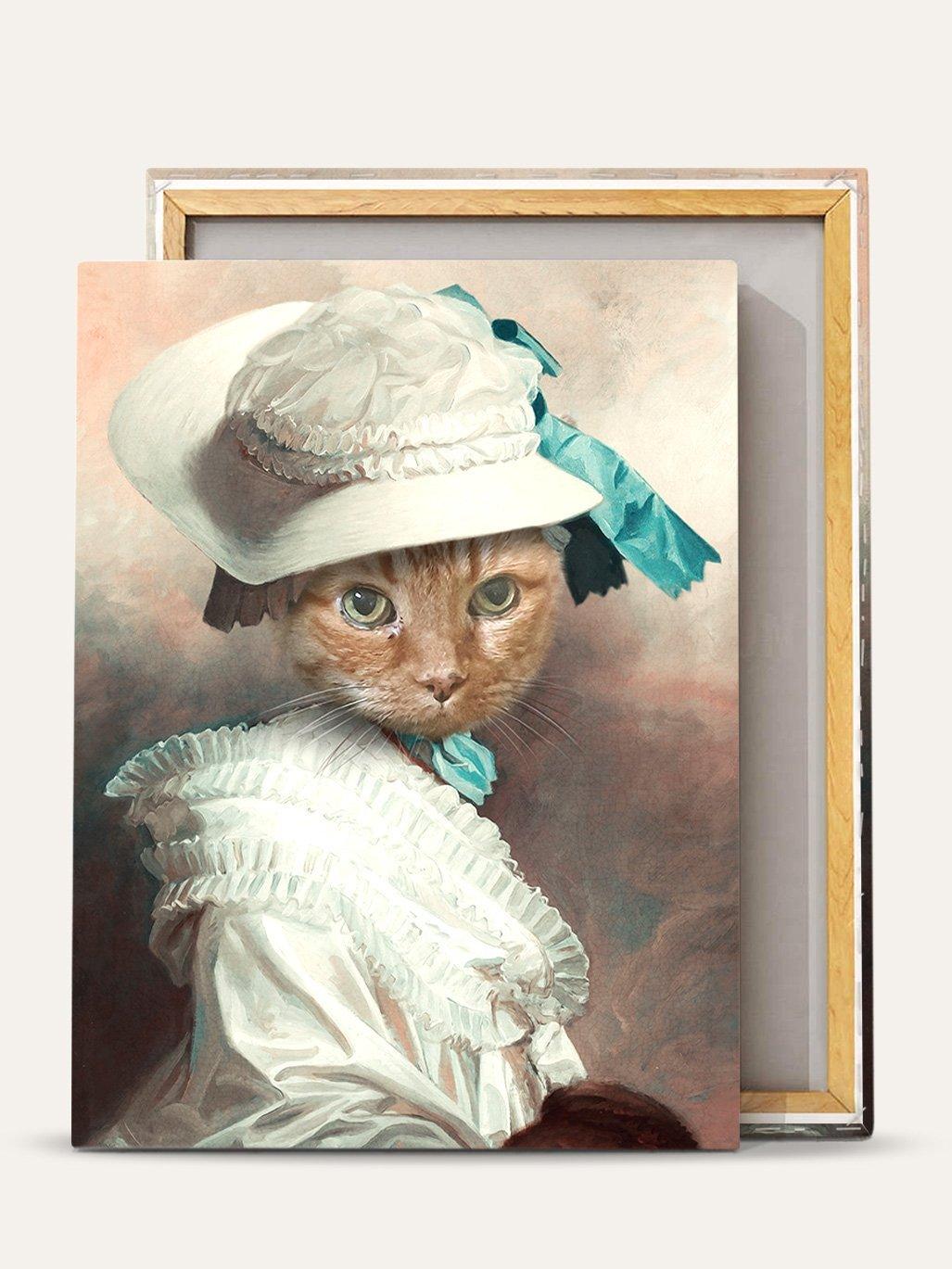 My Fur Lady – Custom Vintage Pet Canvas - Purr & Mutt