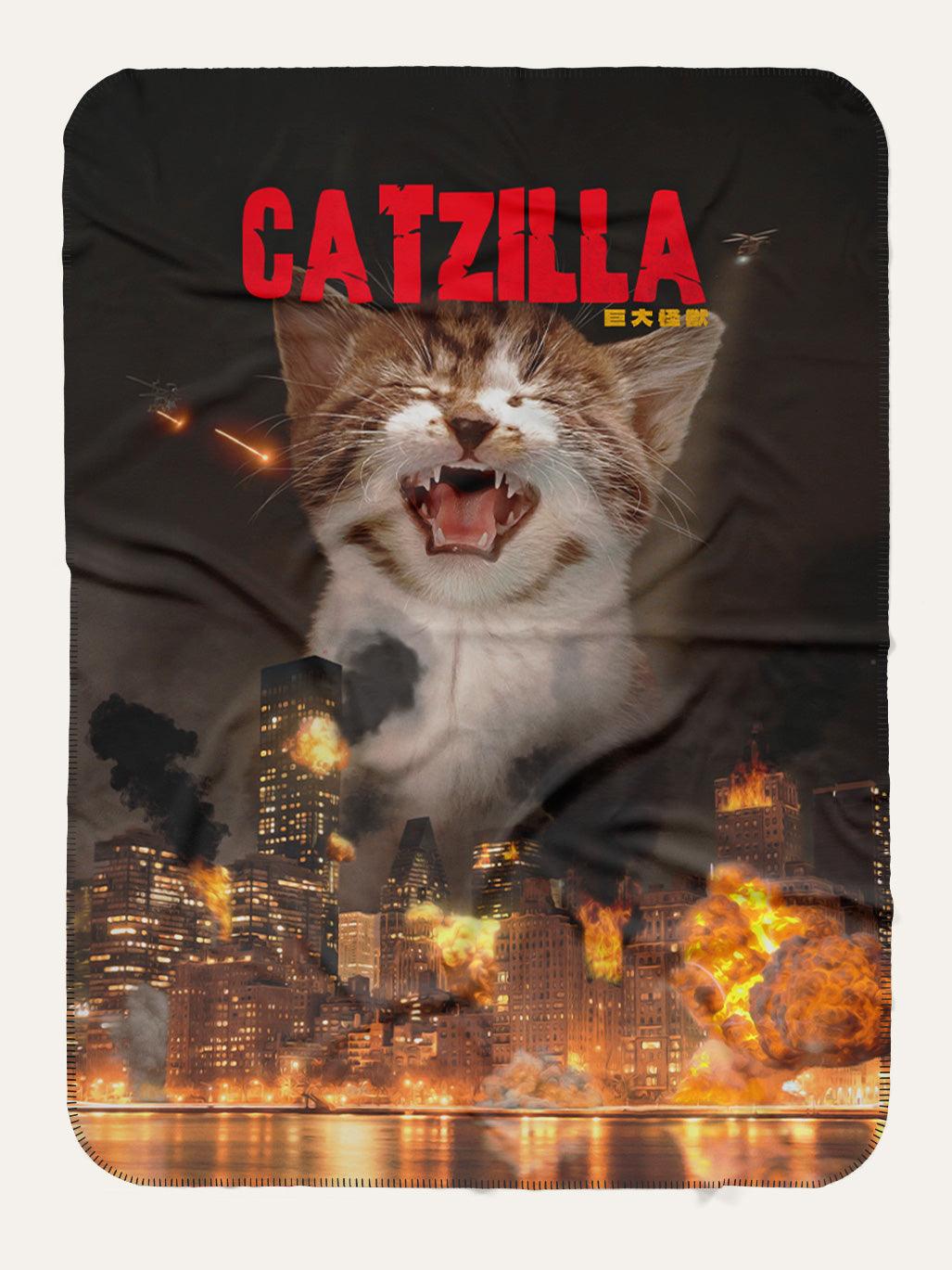 Pawzilla - Custom Pet Blanket - Purr & Mutt