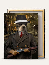 The 1920s Gangster - Custom Pet Canvas - Purr & Mutt