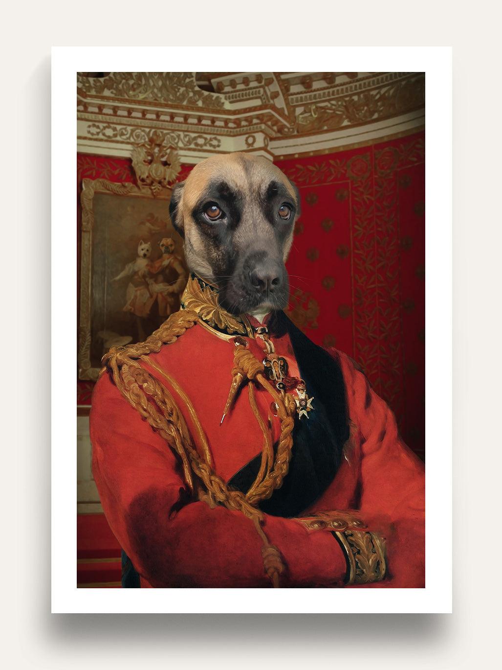 The Ambassador - Custom Pet Portrait - Purr & Mutt