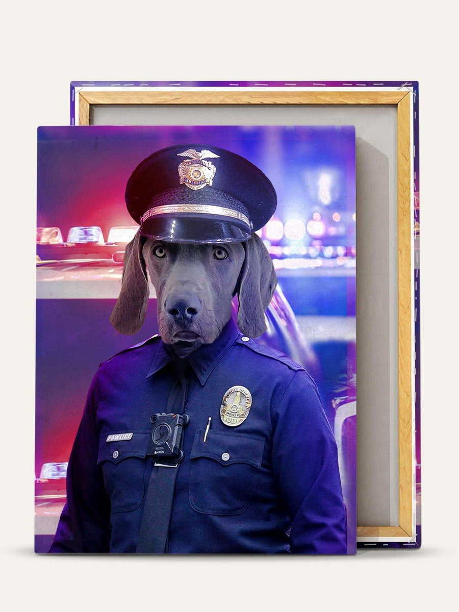 The American Cop (Male) – Custom Pet Canvas - Purr & Mutt