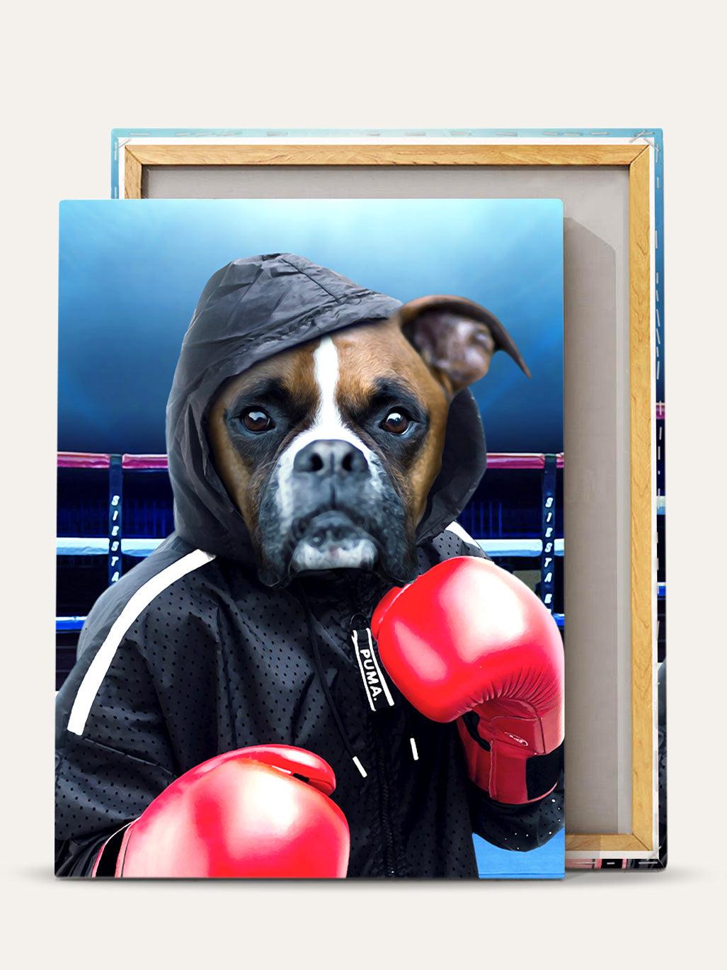 The Boxer - Custom Pet Canvas - Purr & Mutt