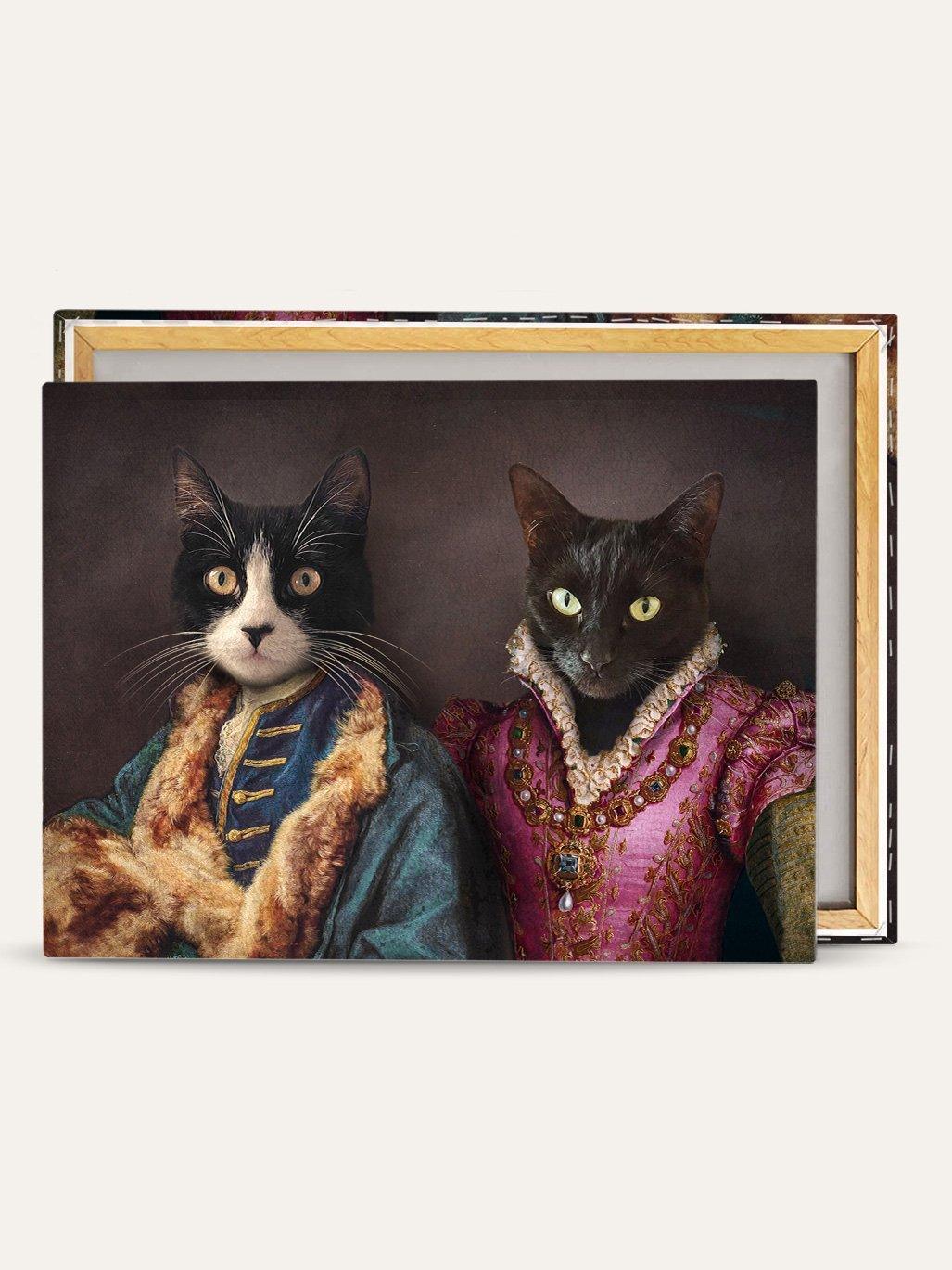 The Count & The Countess – Custom Vintage Pet Canvas - Purr & Mutt