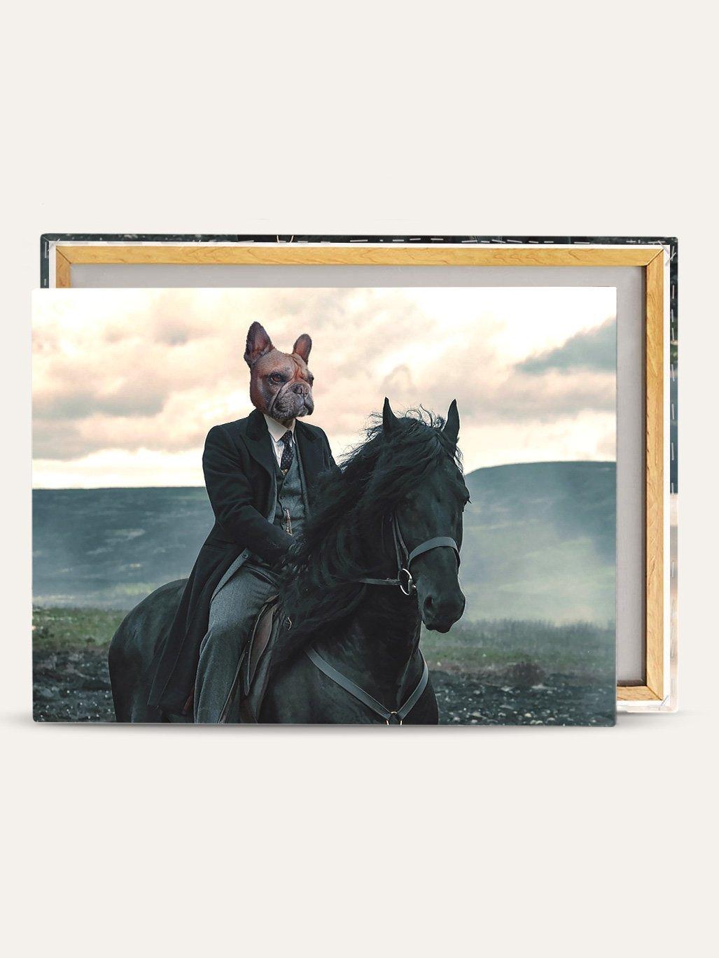 The Countryside Gent – Custom Vintage Pet Canvas - Purr & Mutt