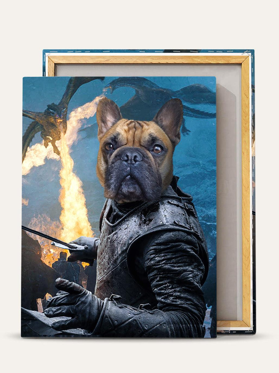 The Dragon Slayer - Custom Pet Canvas - Purr & Mutt