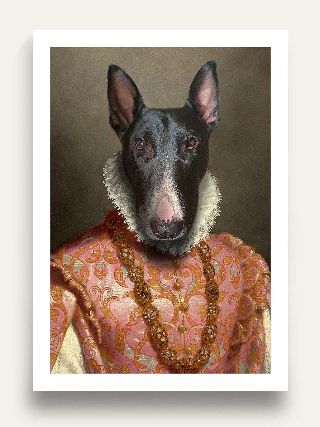 The Duchess - Custom Vintage Pet Portrait - Purr & Mutt