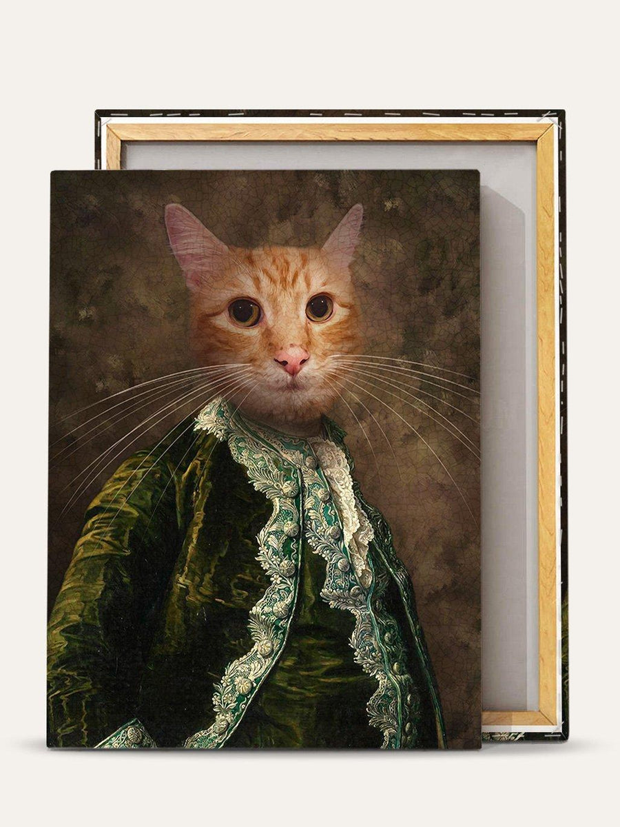 The Emperor – Custom Vintage Pet Canvas - Purr & Mutt