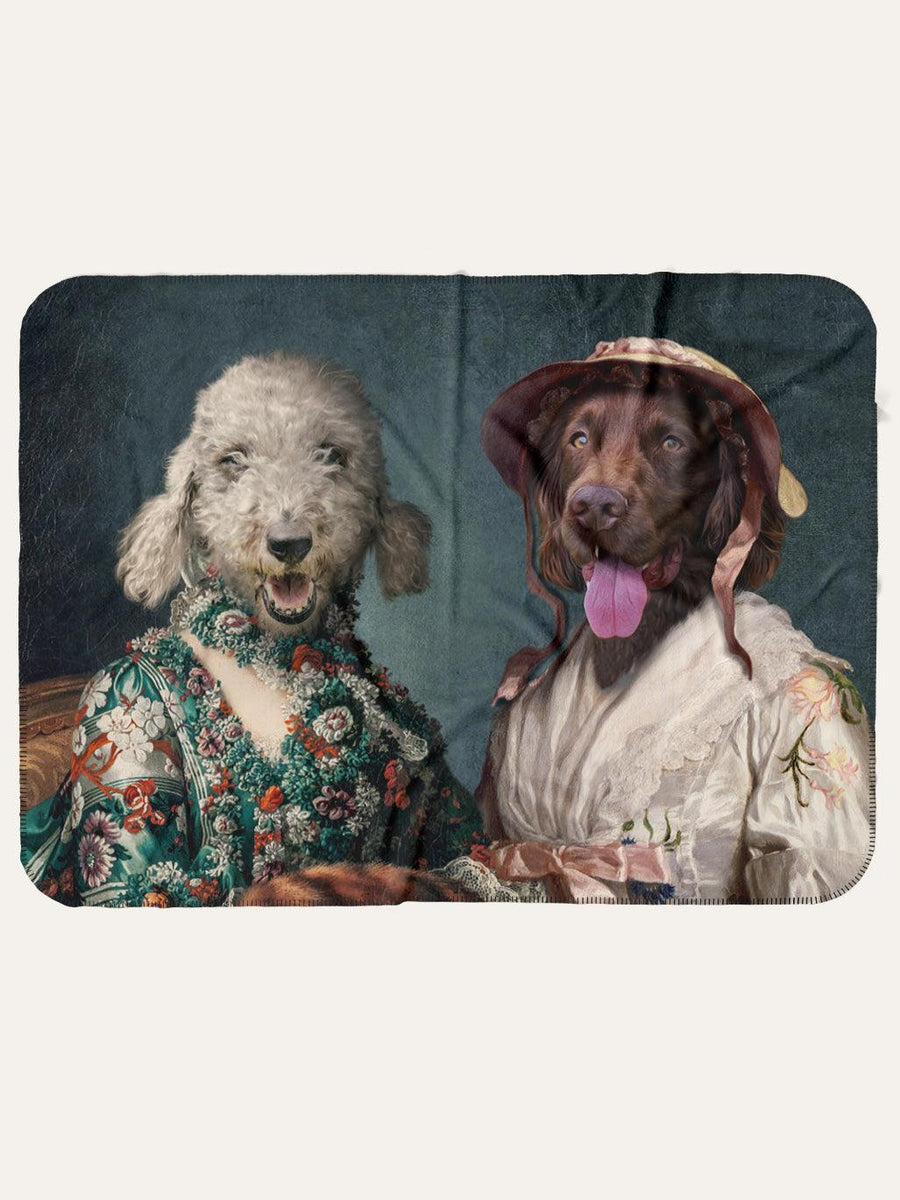 The Flower Lady & Cherry Picker - Custom Pet Blanket - Purr & Mutt