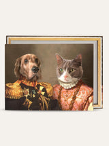 The General & The Duchess – Custom Vintage Pet Canvas - Purr & Mutt