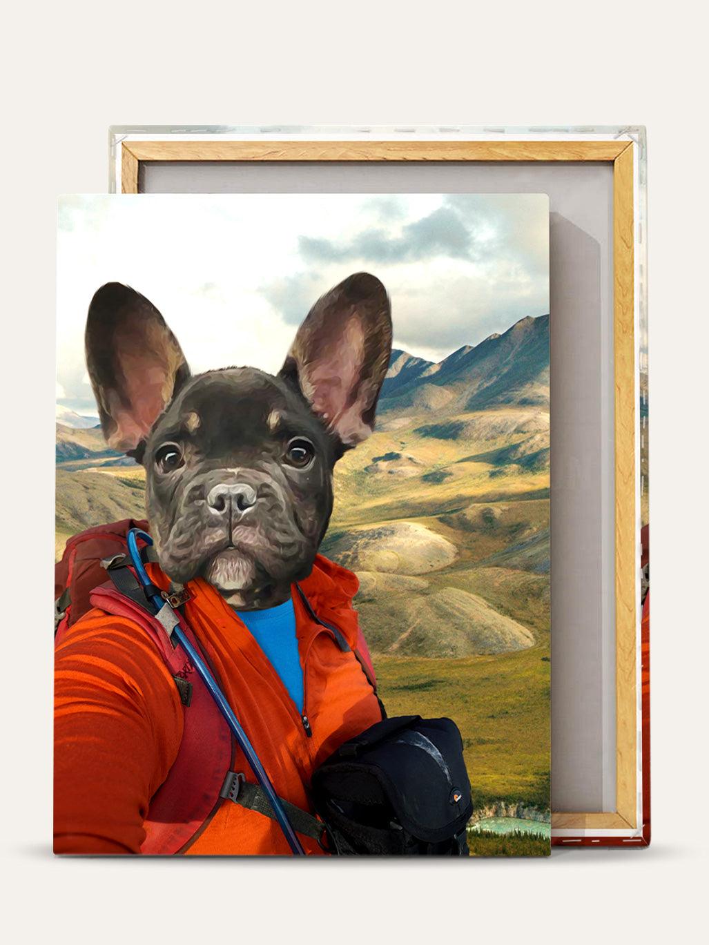 The Hiker - Custom Pet Canvas - Purr & Mutt