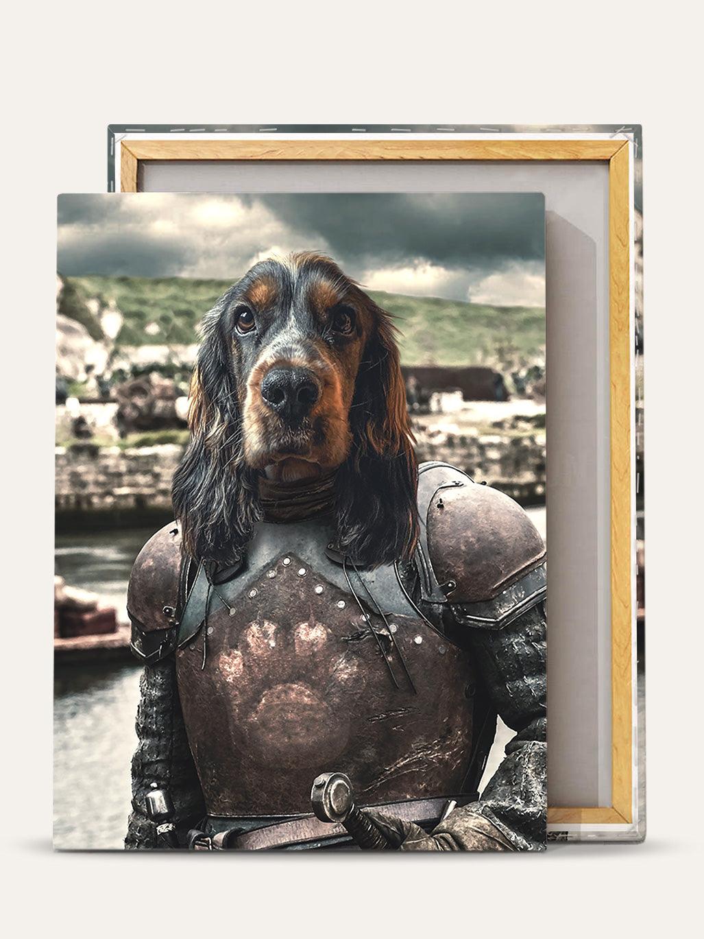 The Iron King - Custom Pet Canvas - Purr & Mutt