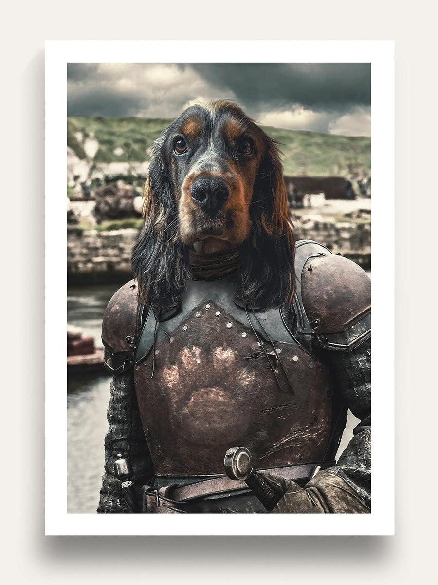 The Iron King - Custom Pet Portrait - Purr & Mutt