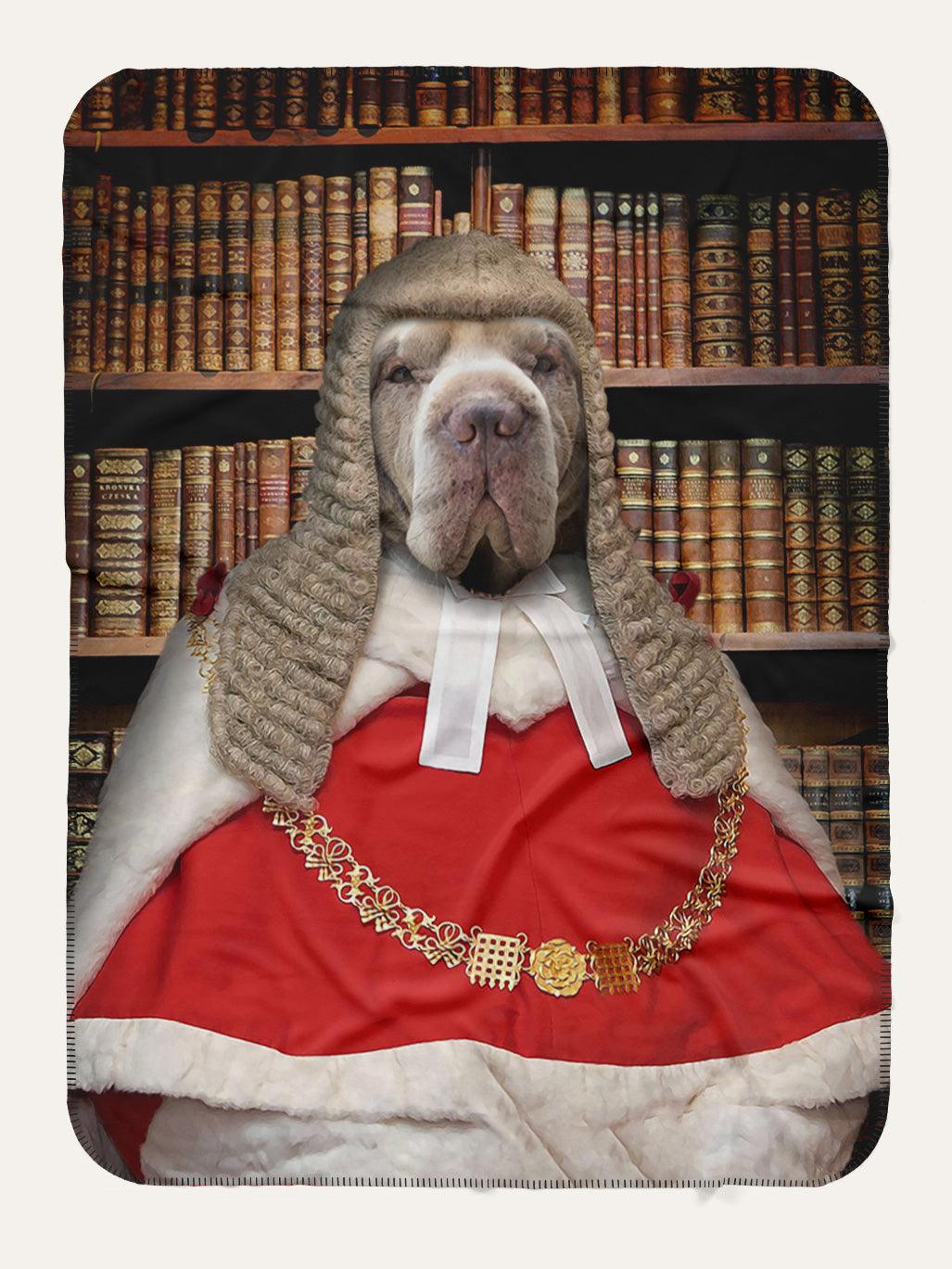 The Judge - Custom Pet Blanket - Purr & Mutt