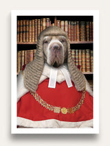 The Judge - Custom Pet Portrait - Purr & Mutt