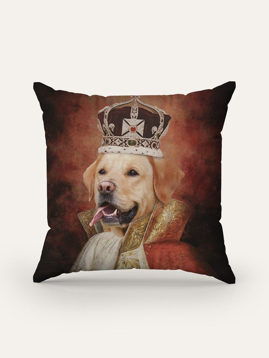 The King - Custom Pet Cushion - Purr & Mutt