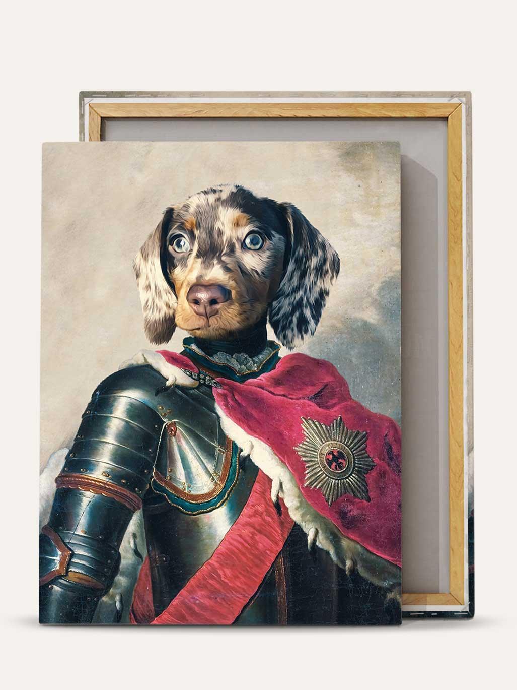 The Knight - Custom Pet Canvas - Purr & Mutt