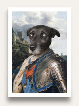 The Lord Protector - Custom Vintage Pet Portrait - Purr & Mutt
