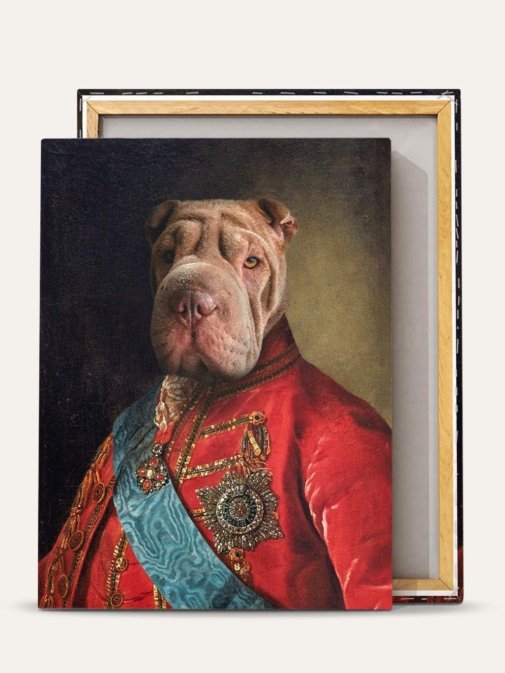 The Nobleman – Custom Vintage Pet Canvas - Purr & Mutt