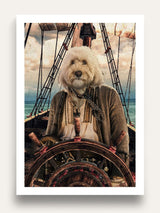 The Pirate - Custom Pet Portrait - Purr & Mutt