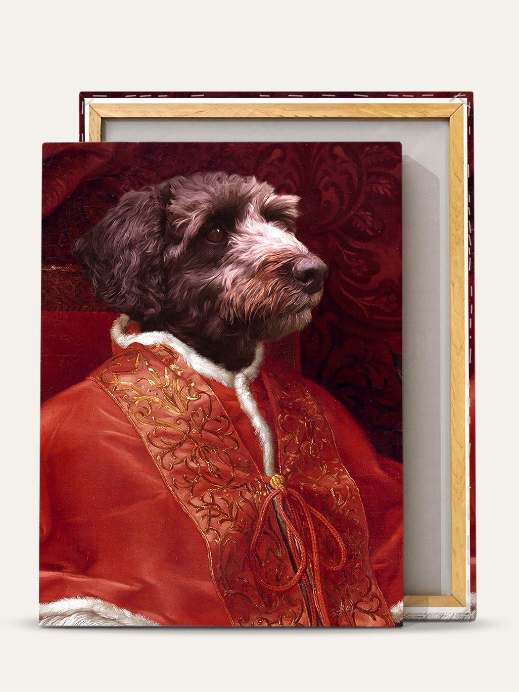 The Pope – Custom Vintage Pet Canvas - Purr & Mutt