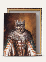 The Queen – Custom Vintage Pet Canvas - Purr & Mutt