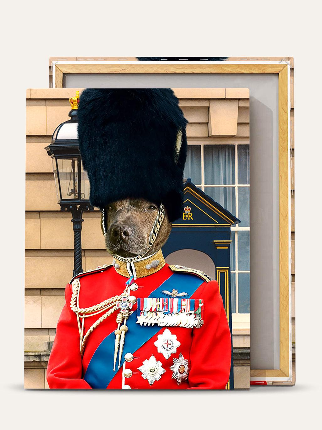 The Queen's Guard - Custom Pet Canvas - Purr & Mutt