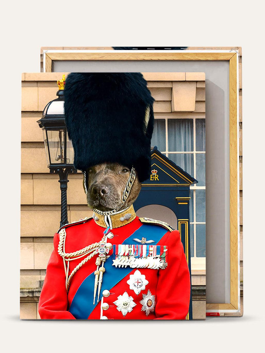 The Queen's Guard - Custom Pet Canvas - Purr & Mutt